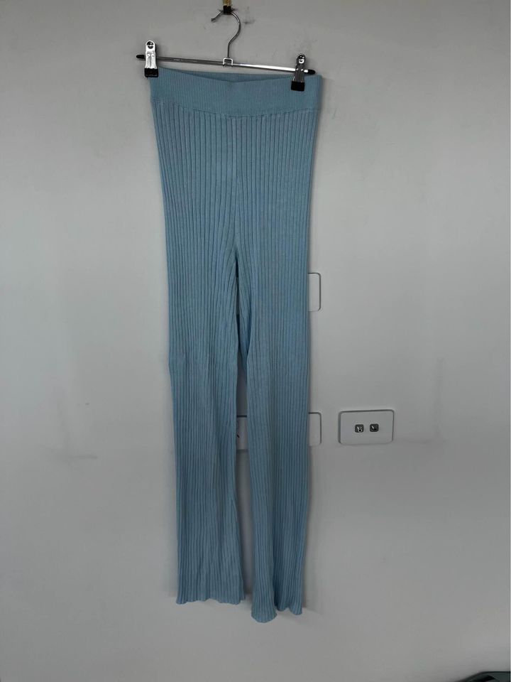 Henne Blue Knit Pants - Size 8