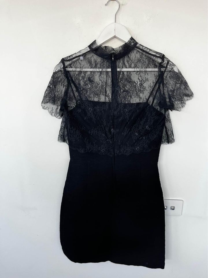 Sandro Black Lace Dress - size 2