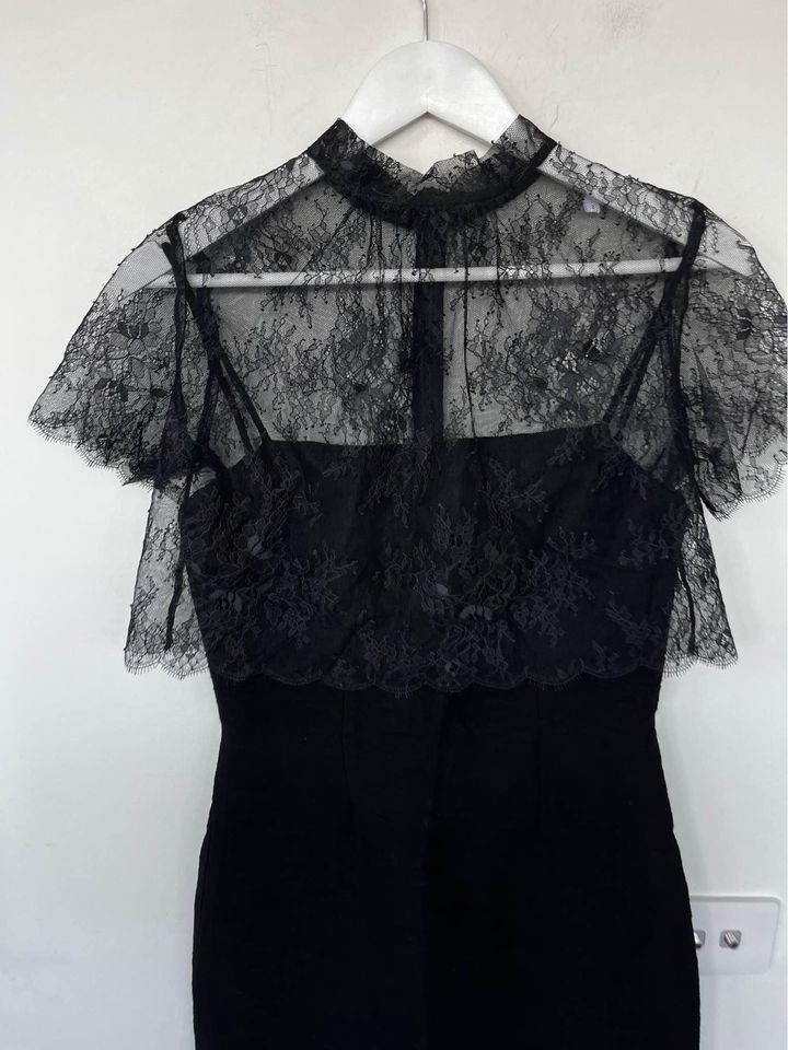 Sandro Black Lace Dress - size 2