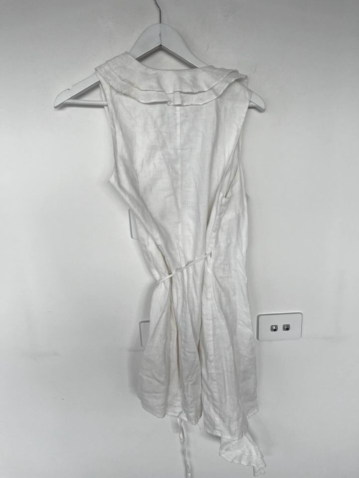 Hansen & Gretel white wrap mini dress - size 1