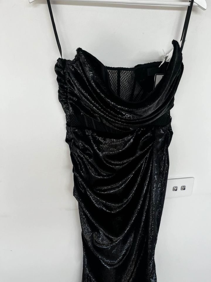 Leo Lin Velvet Maxi - size 10