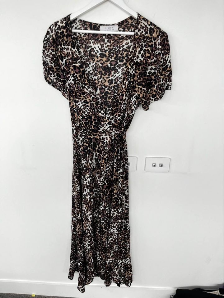 Auguste Animal Print Dress - size 12