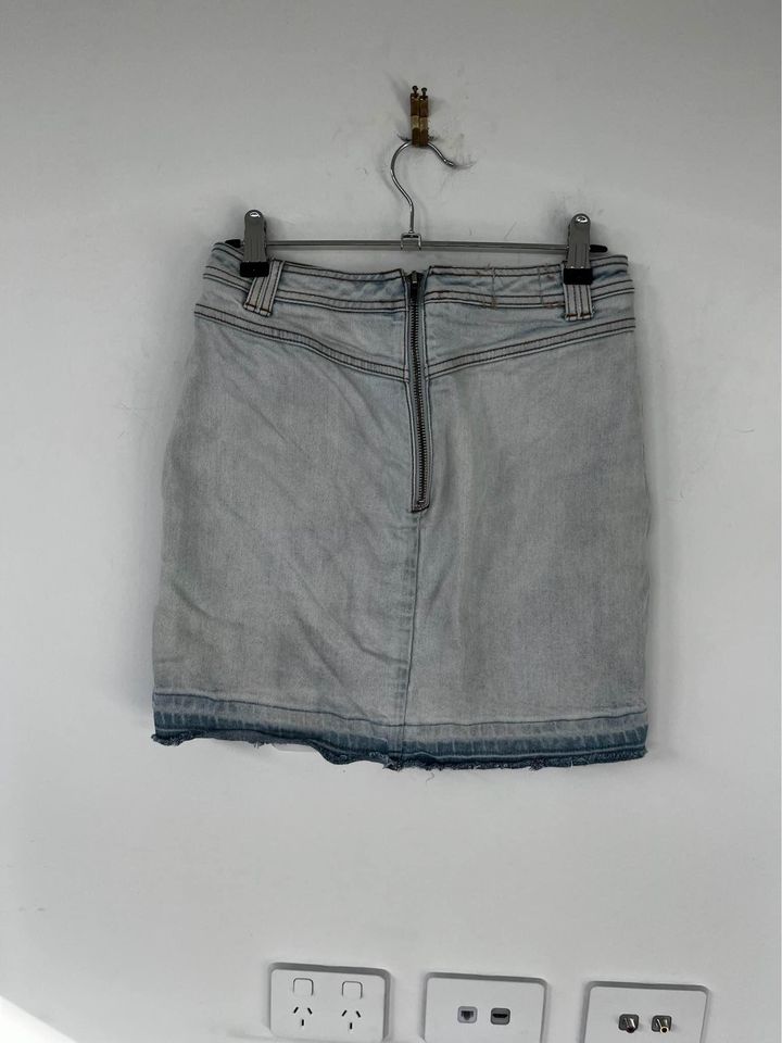 Aje Denim Mini Skirt - Size 8