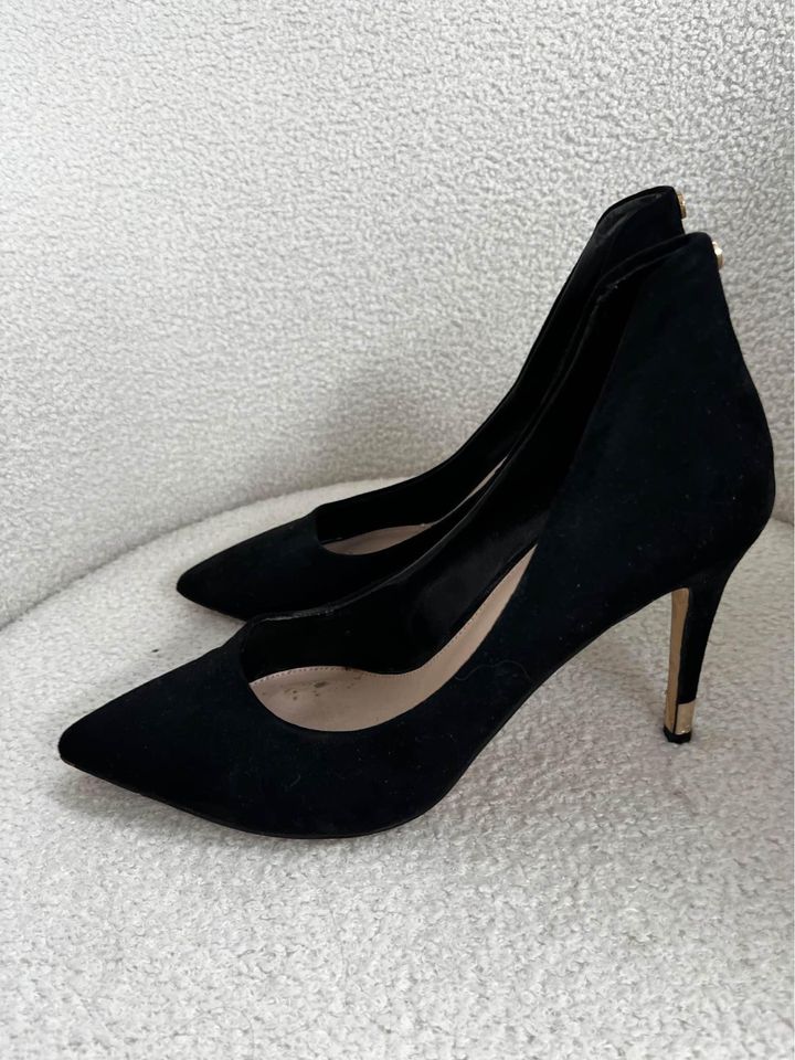 Carvela Black Suede Heels - size 40