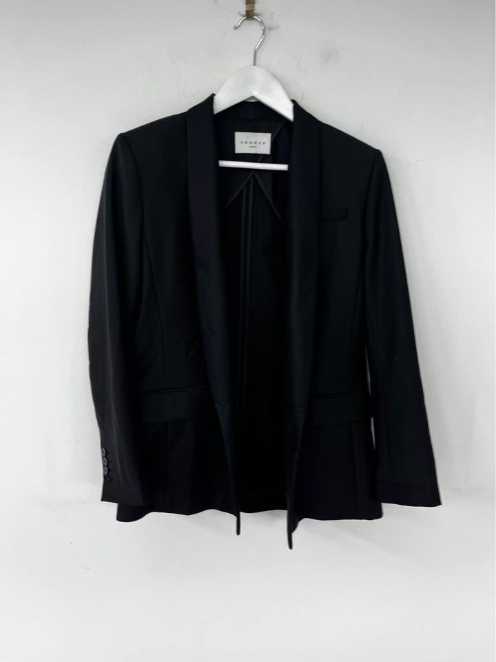 Sandro Black Blazer - size 38