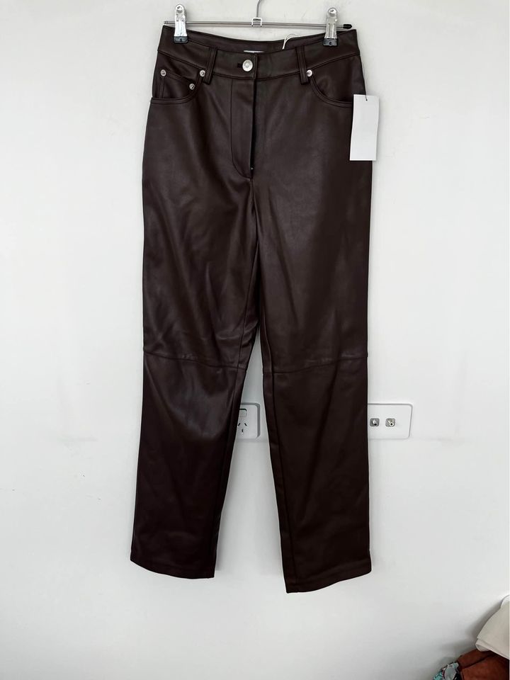 NA-KD Leather Pants - Size EU 32