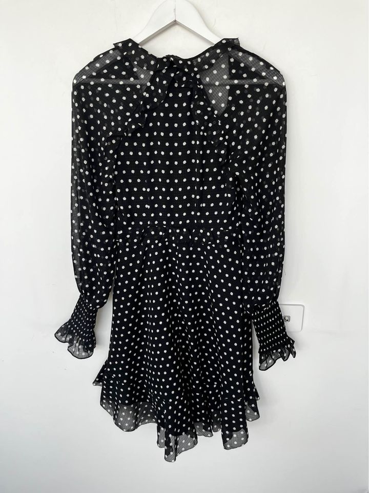 Lover Polka Dot Mini Dress - size 8