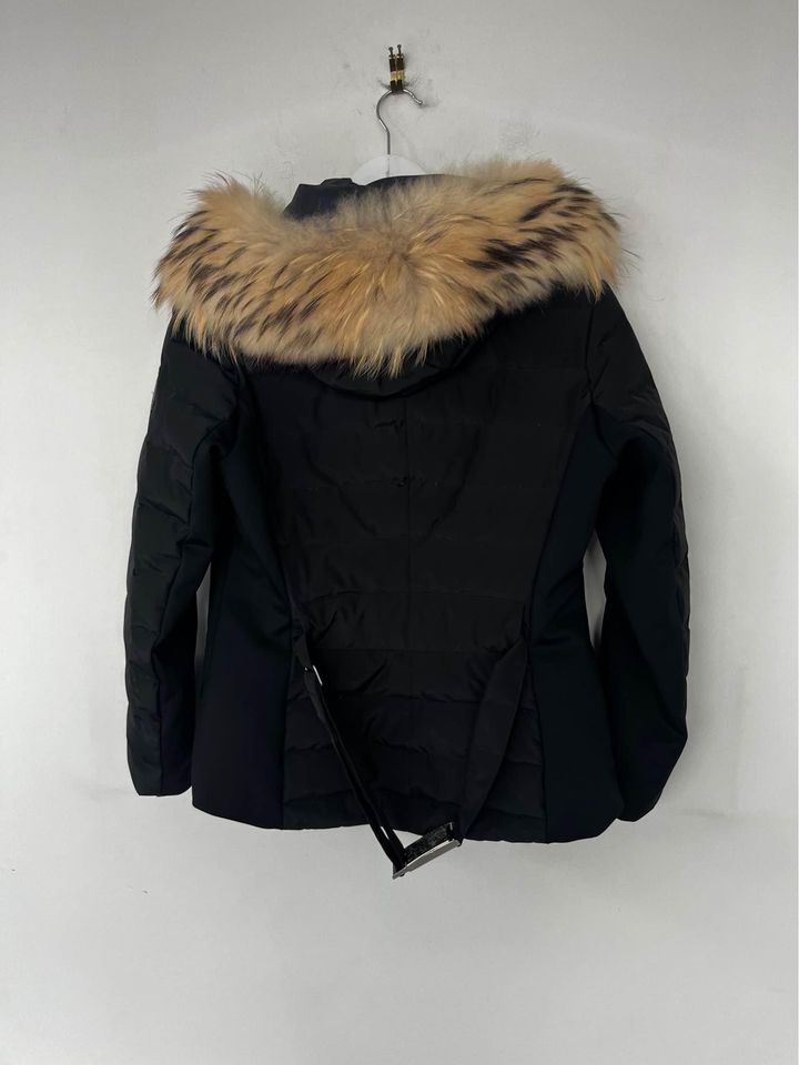 M Miller black fur collar ski jacket - size small