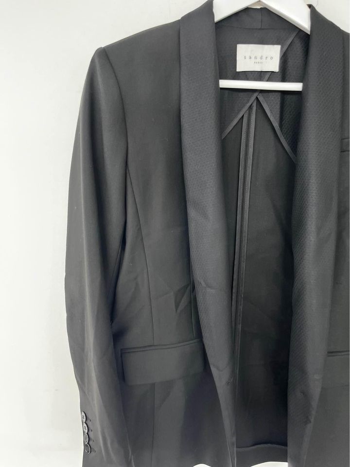 Sandro Black Blazer - size 38