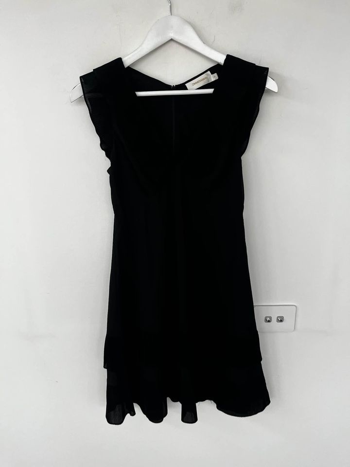 Zimmermann Black Mini Dress - size 0