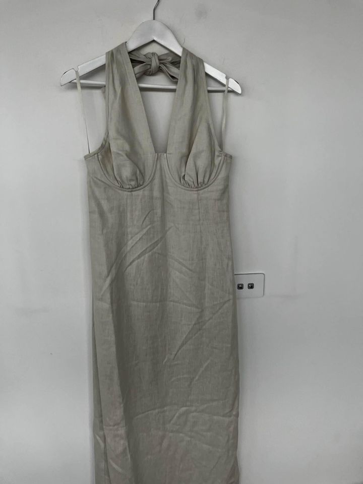 Sir the Label Linen Maxi Dress - size 4