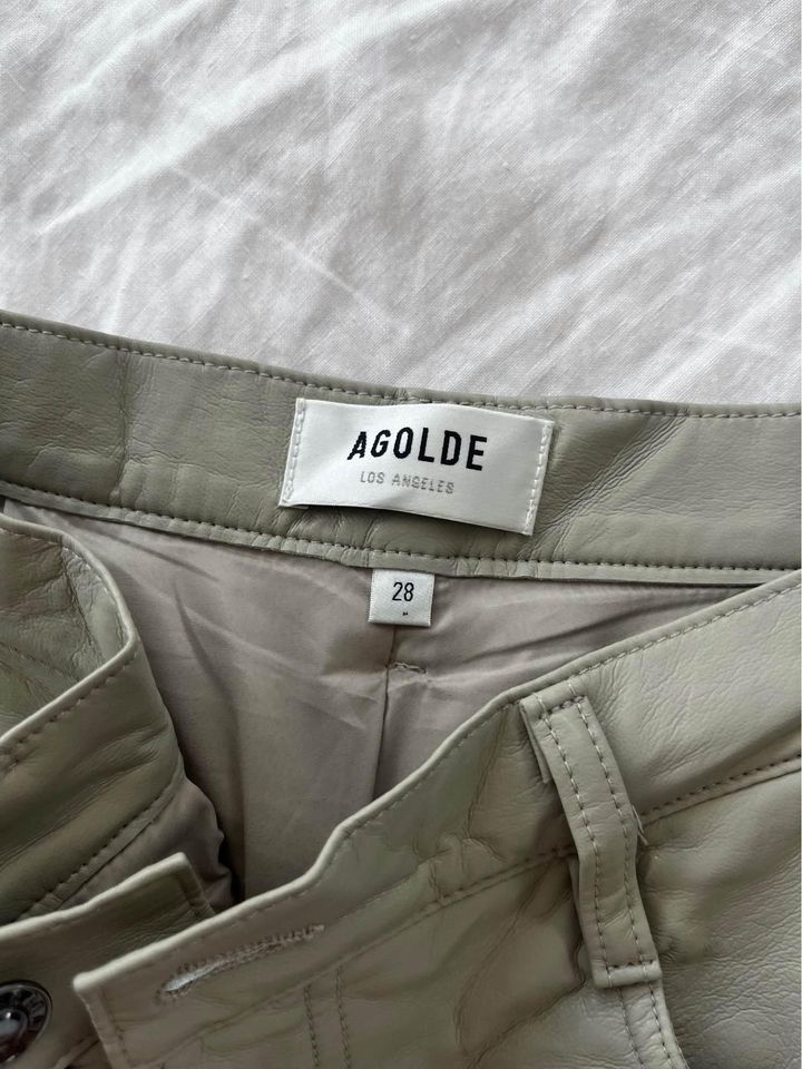 Agolde Leather Pants