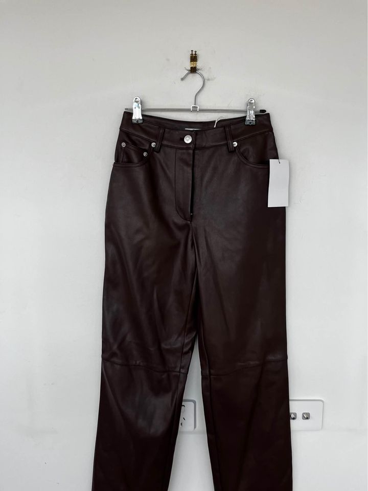 NA-KD Leather Pants - Size EU 32