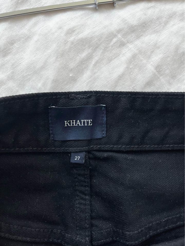 Khaite Black Denim Skirt - size 27