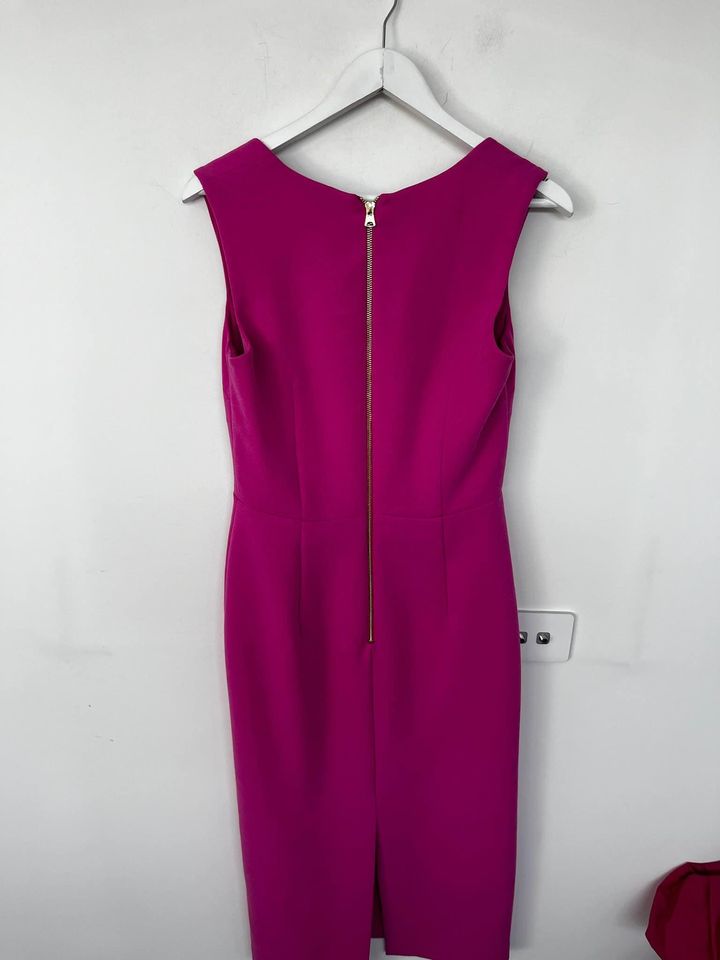 Rebecca Vallance Pink Midi Dress - size 10