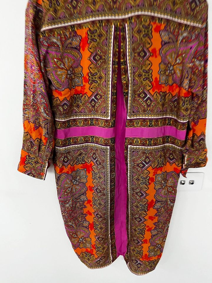 Scanlan Theodore Silk Paisley Dress - size 8