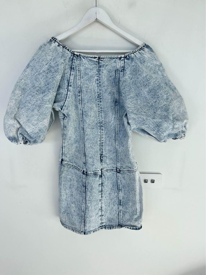 Joslin Denim Mini Dress - size 8