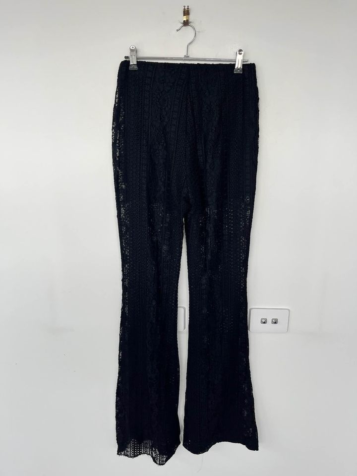 Nicholas Lace Flare Pants - size 6