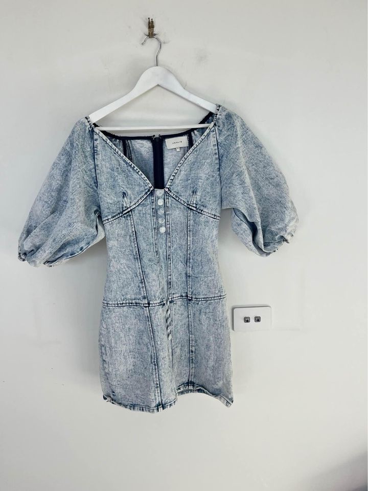 Joslin Denim Mini Dress - size 8