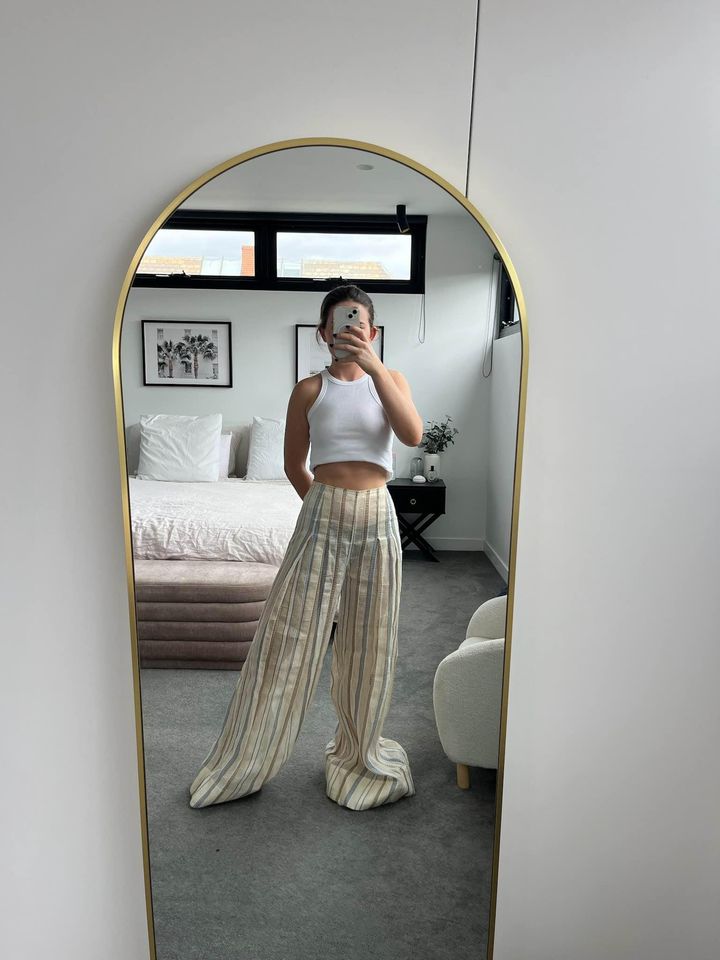 Jacquemus Striped Sheer Pants - size 34