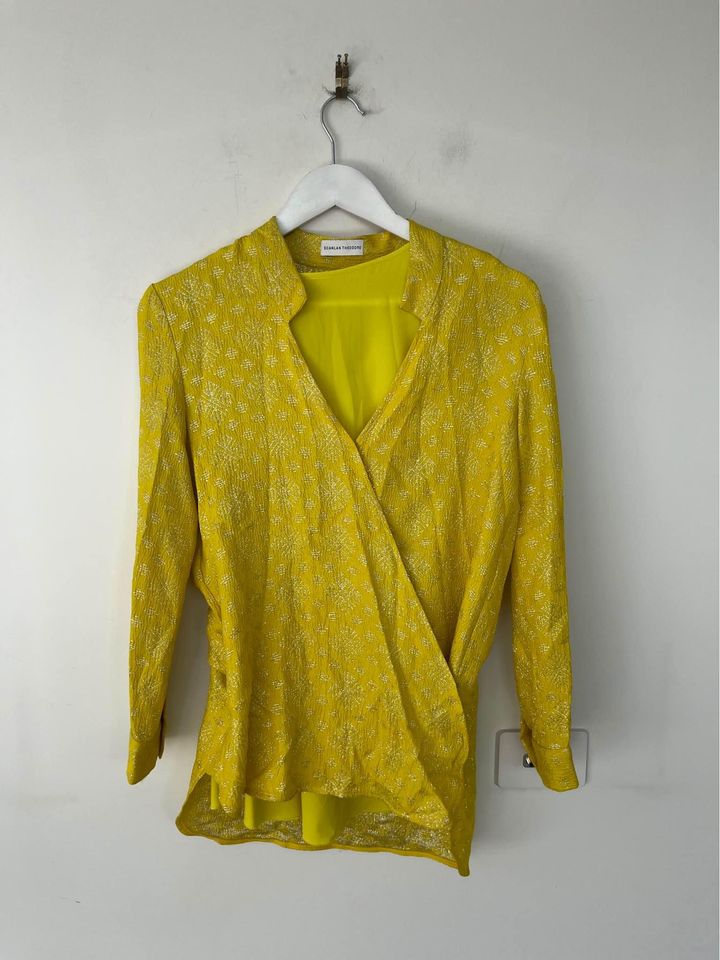 Scanlan Theodore Silk Blouse - size 8