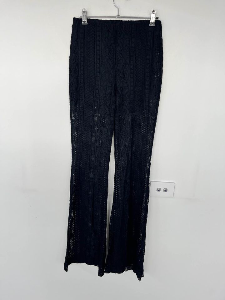 Nicholas Lace Flare Pants - size 6