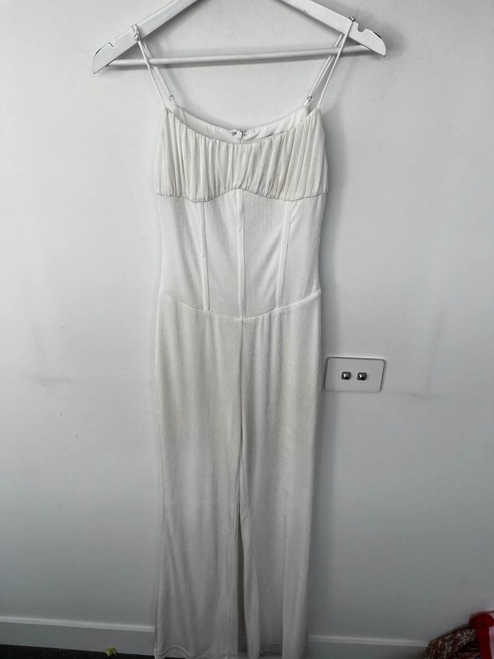 Misha white jumpsuit - size 8