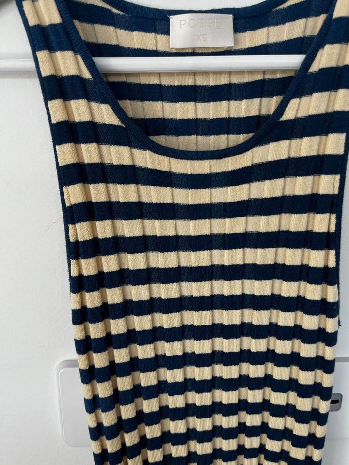 Posse Striped Knit Mini Dress - size xs