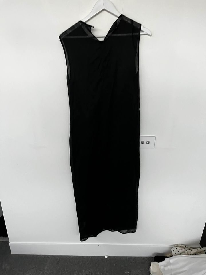 Sir the Label Black Sheer Maxi Dress - size 3