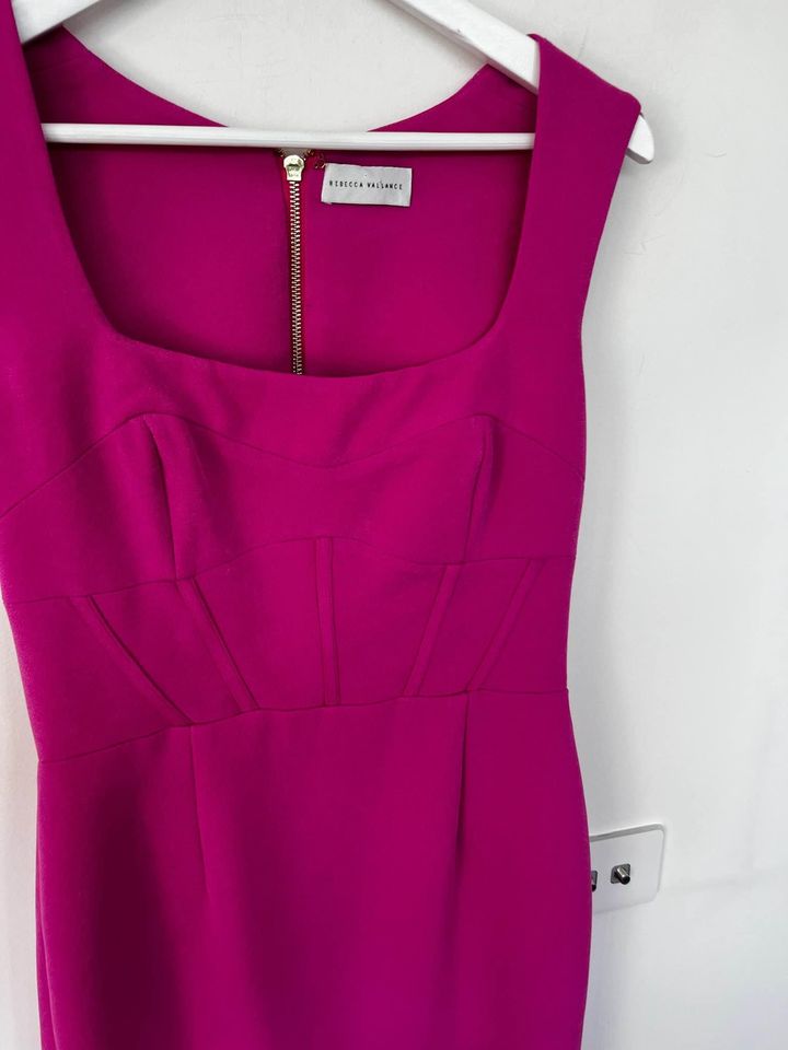 Rebecca Vallance Pink Midi Dress - size 10