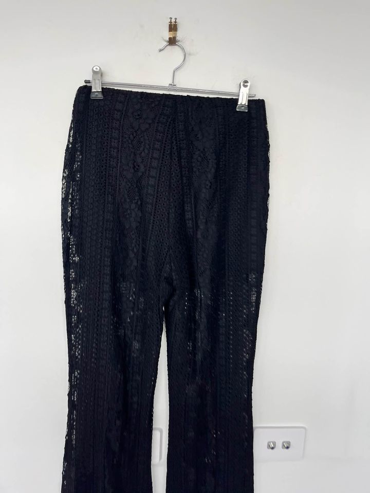 Nicholas Lace Flare Pants - size 6