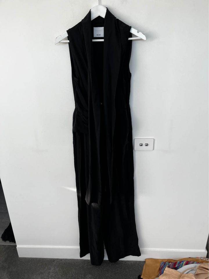 Acler Silk Jumpsuit - size 8