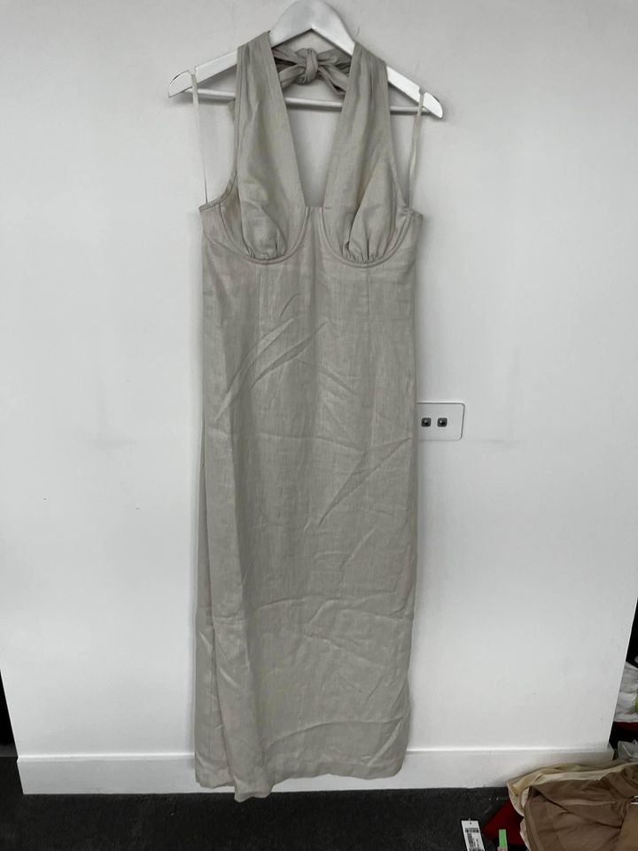 Sir the Label Linen Maxi Dress - size 4