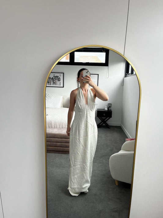 Sir the Label Linen Maxi Dress - size 4