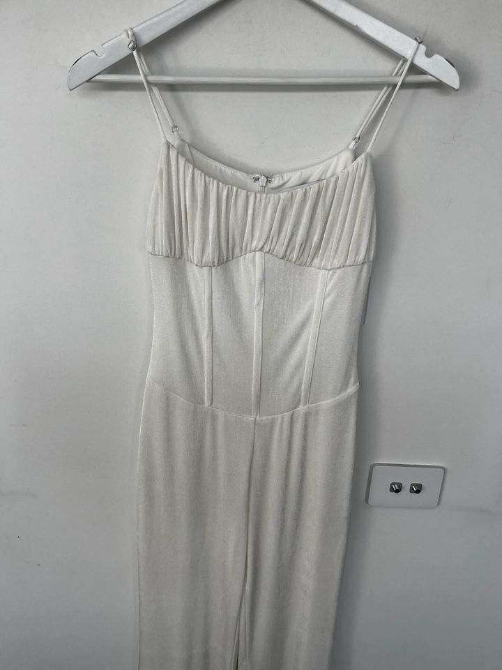 Misha white jumpsuit - size 8