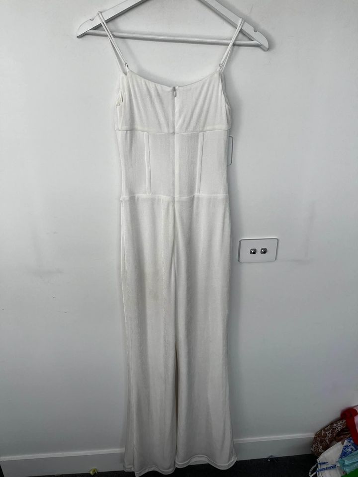 Misha white jumpsuit - size 8