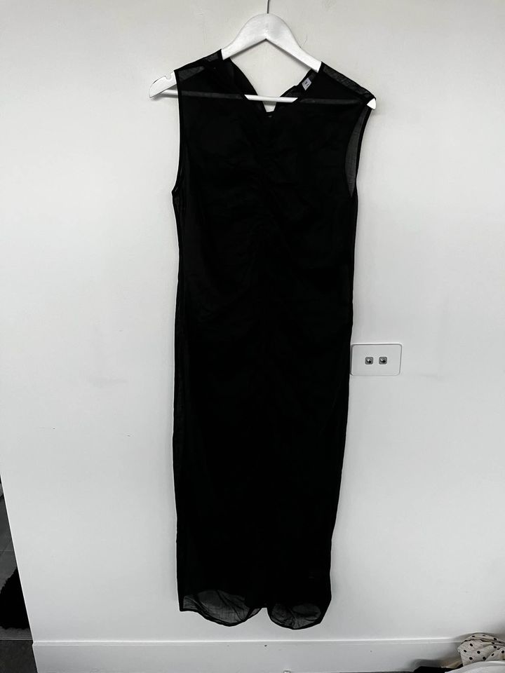 Sir the Label Black Sheer Maxi Dress - size 3