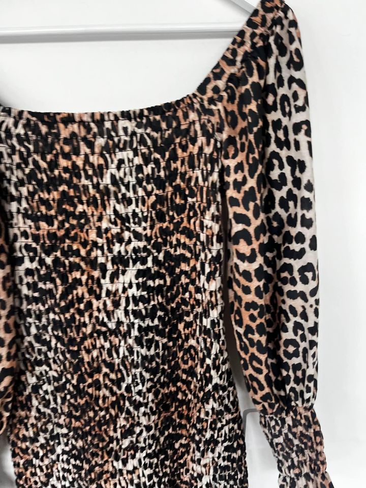 Ganni Shirred Mini Dress - size 36