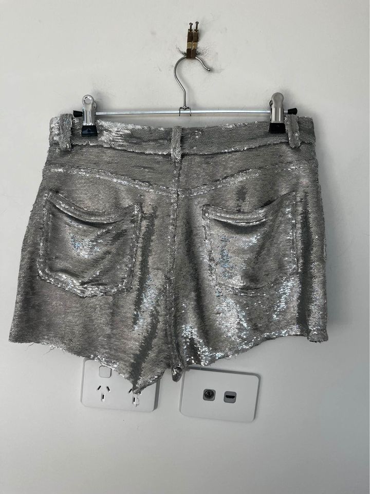 IRO Sequin Shorts - size 36