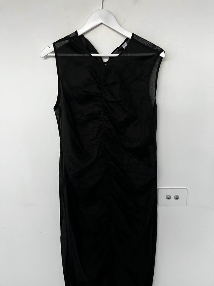 Sir the Label Black Sheer Maxi Dress - size 3