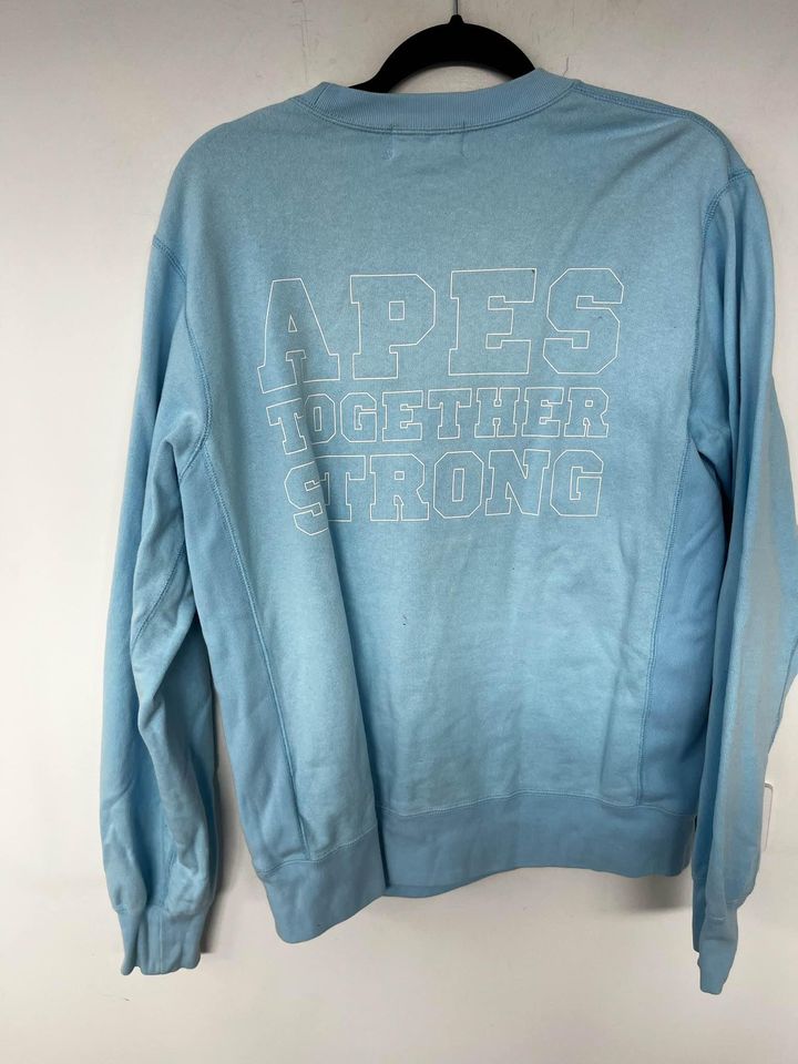 Bathing Ape blue jumper - size large