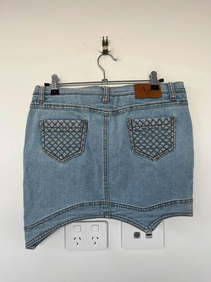 Aje Denim Mini Skirt - size 12