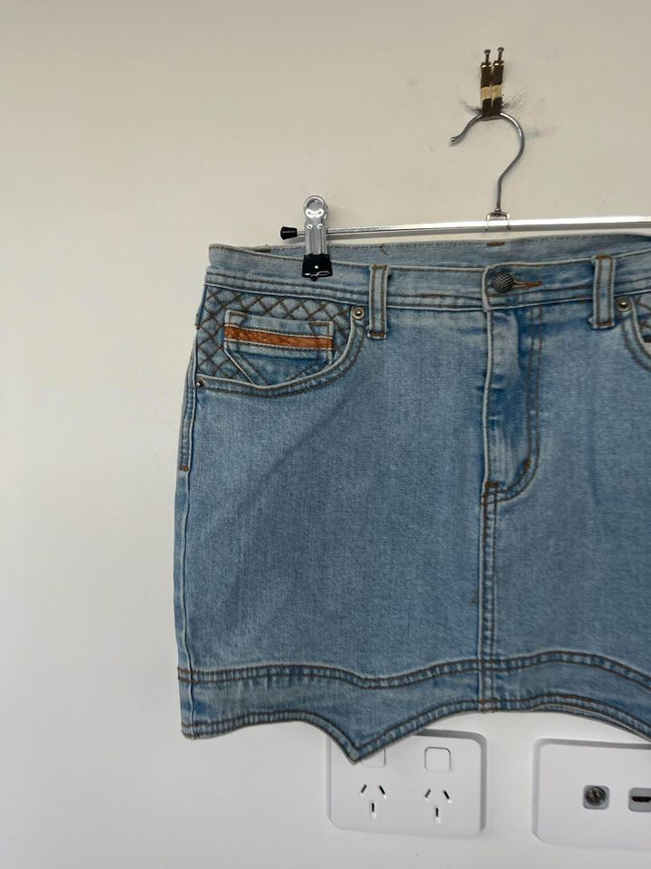 Aje Denim Mini Skirt - size 12