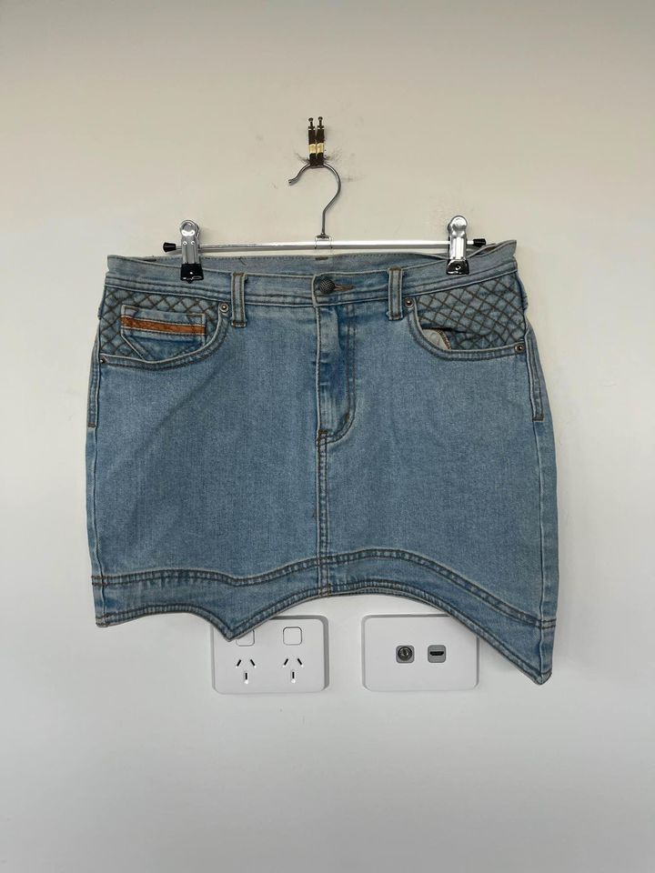 Aje Denim Mini Skirt - size 12