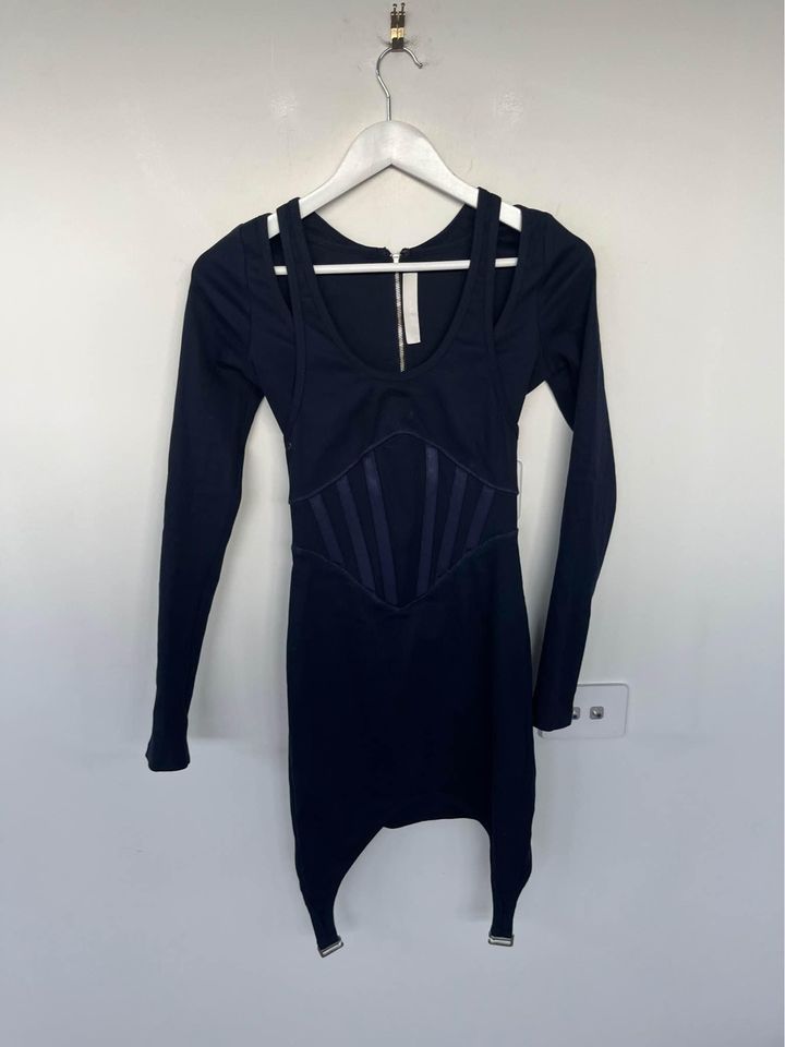 Dion Lee navy mini dress - size xs