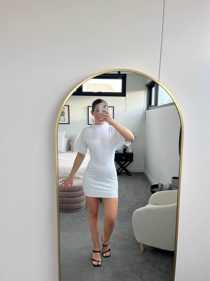 Alexander Wang White Mini Dress - size xs