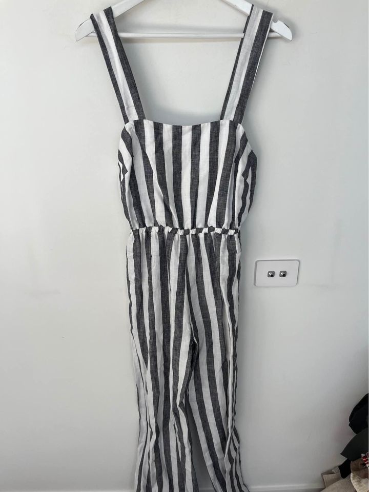 Reformation Striped Jumpsuit - size 8