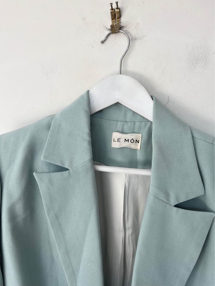 Le Mon baby blue blazer - size 10