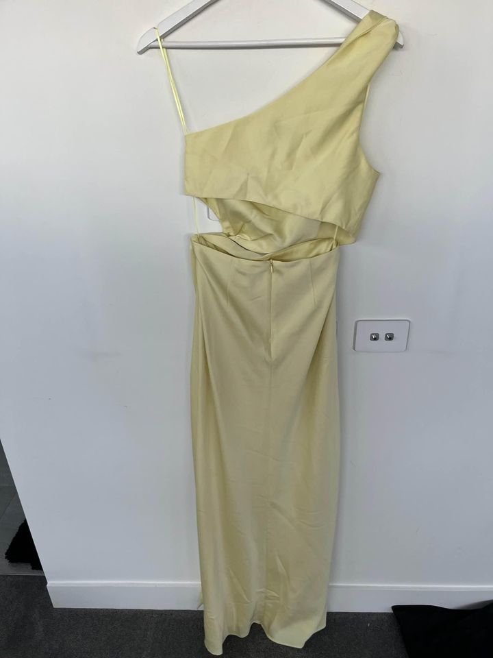 Misha Yellow Maxi Dress - size 10