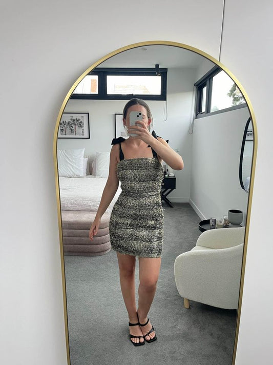 Rebecca Vallance shimmery mini dress - size 10